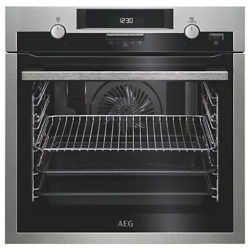 AEG BPS551020M Built-In Multifunction Oven, Stainless Steel